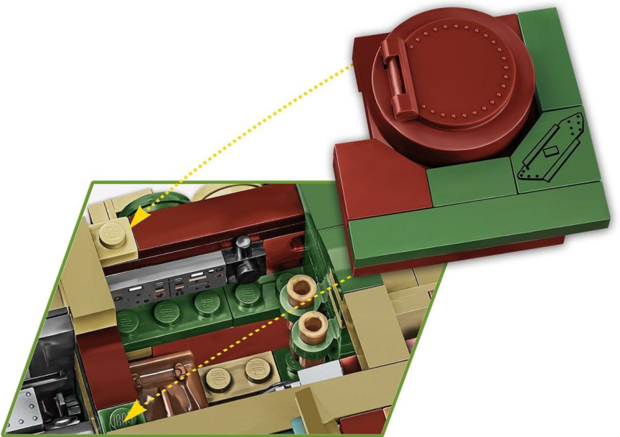 World War 2 - Sd.Kfz.167 Sturmgeschutz IV (954 Piece Kit)