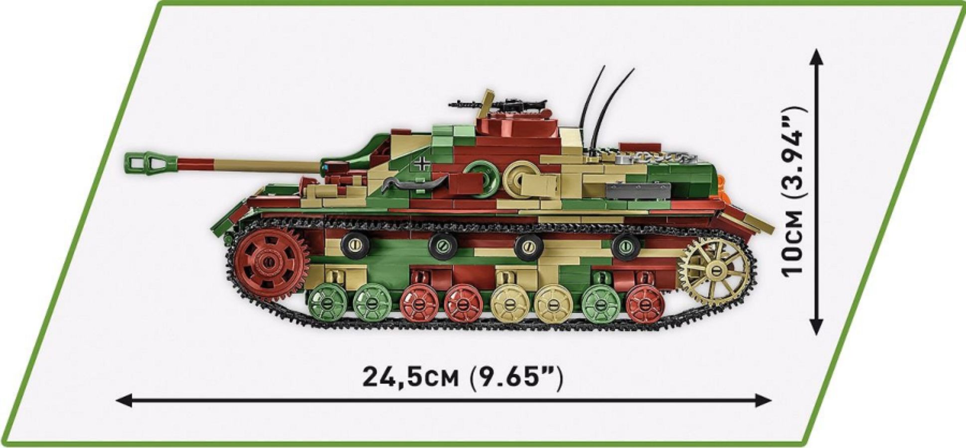 World War 2 - Sd.Kfz.167 Sturmgeschutz IV (954 Piece Kit)