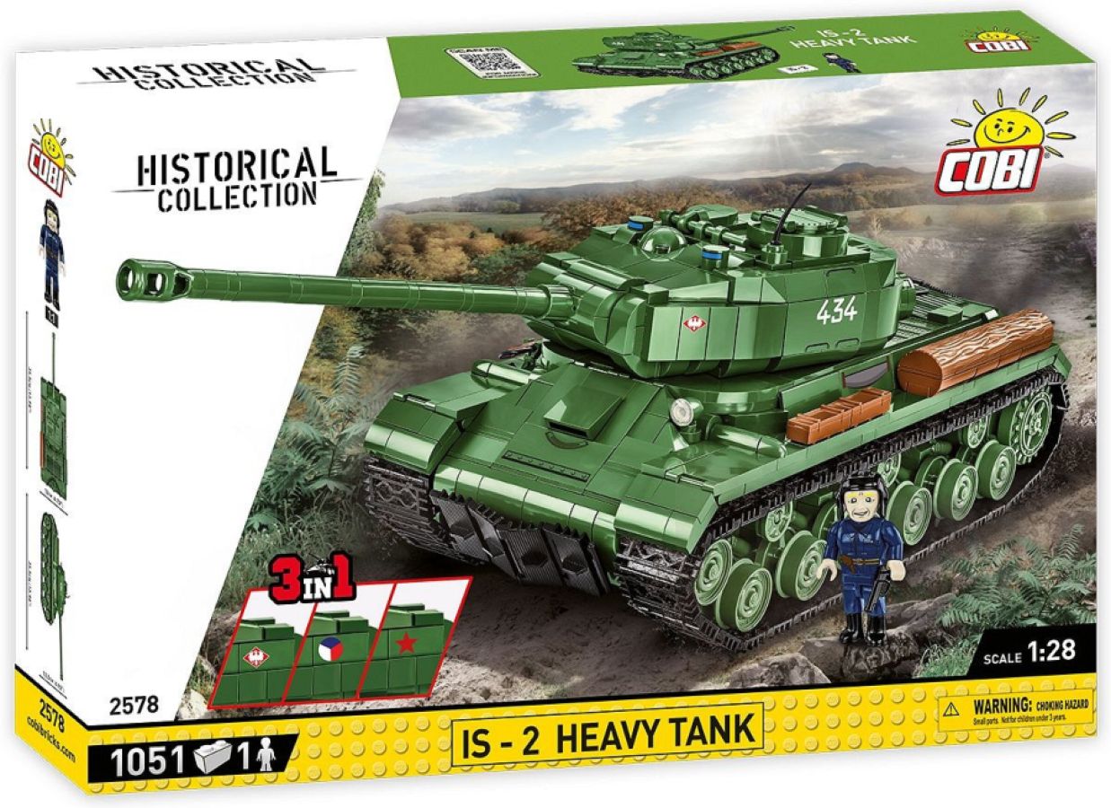 World War 2 - IS-2 (3 in 1) (1044 Piece Kit)