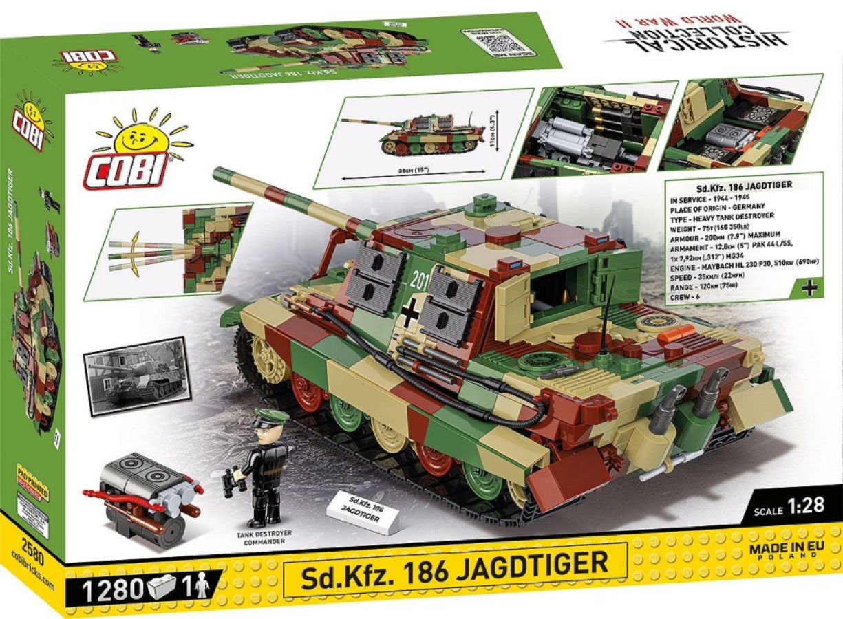 World War 2 - Sd.Kfz. 186 - Jagdtiger (1280 Piece Kit)