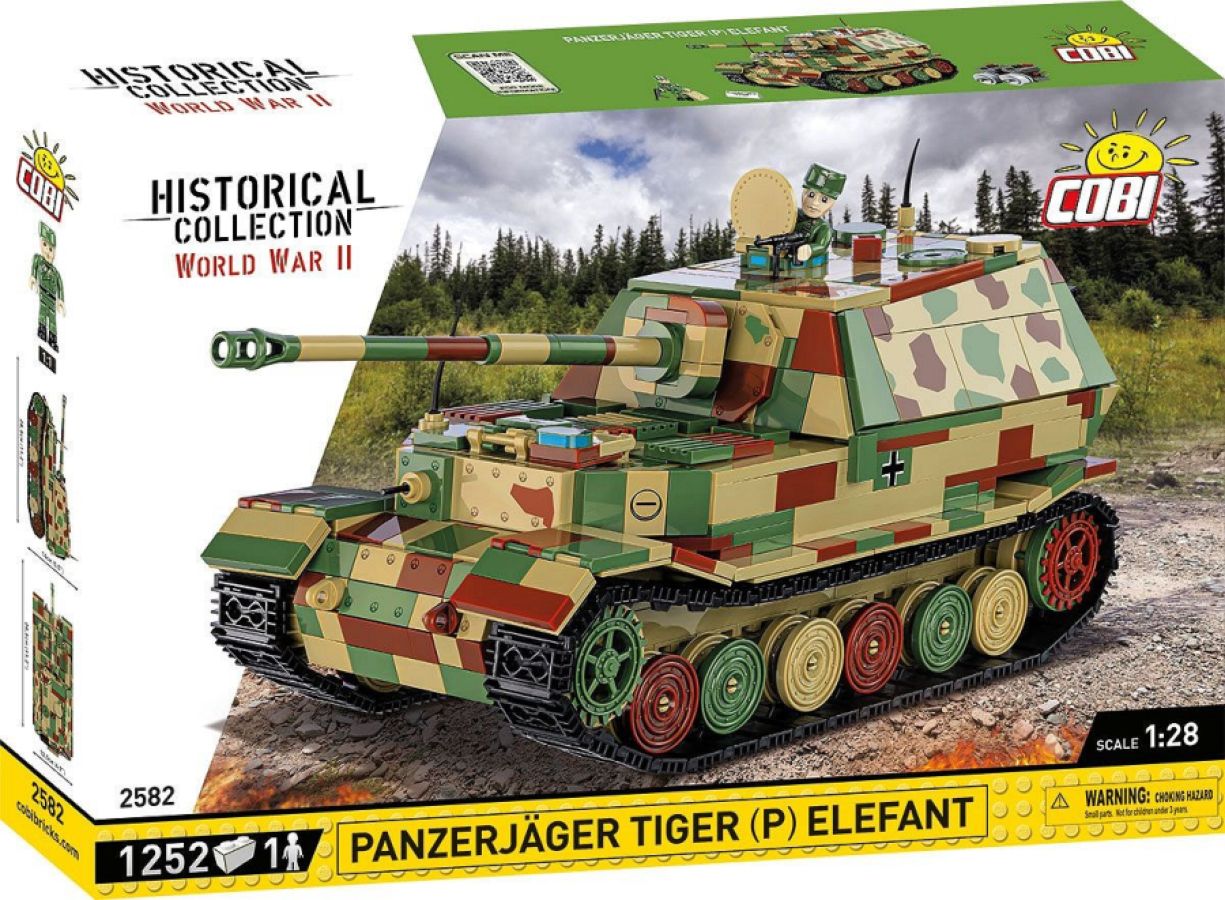 World War 2 - Panzerjäger Tiger (P) Elefant (1252 Piece Kit)