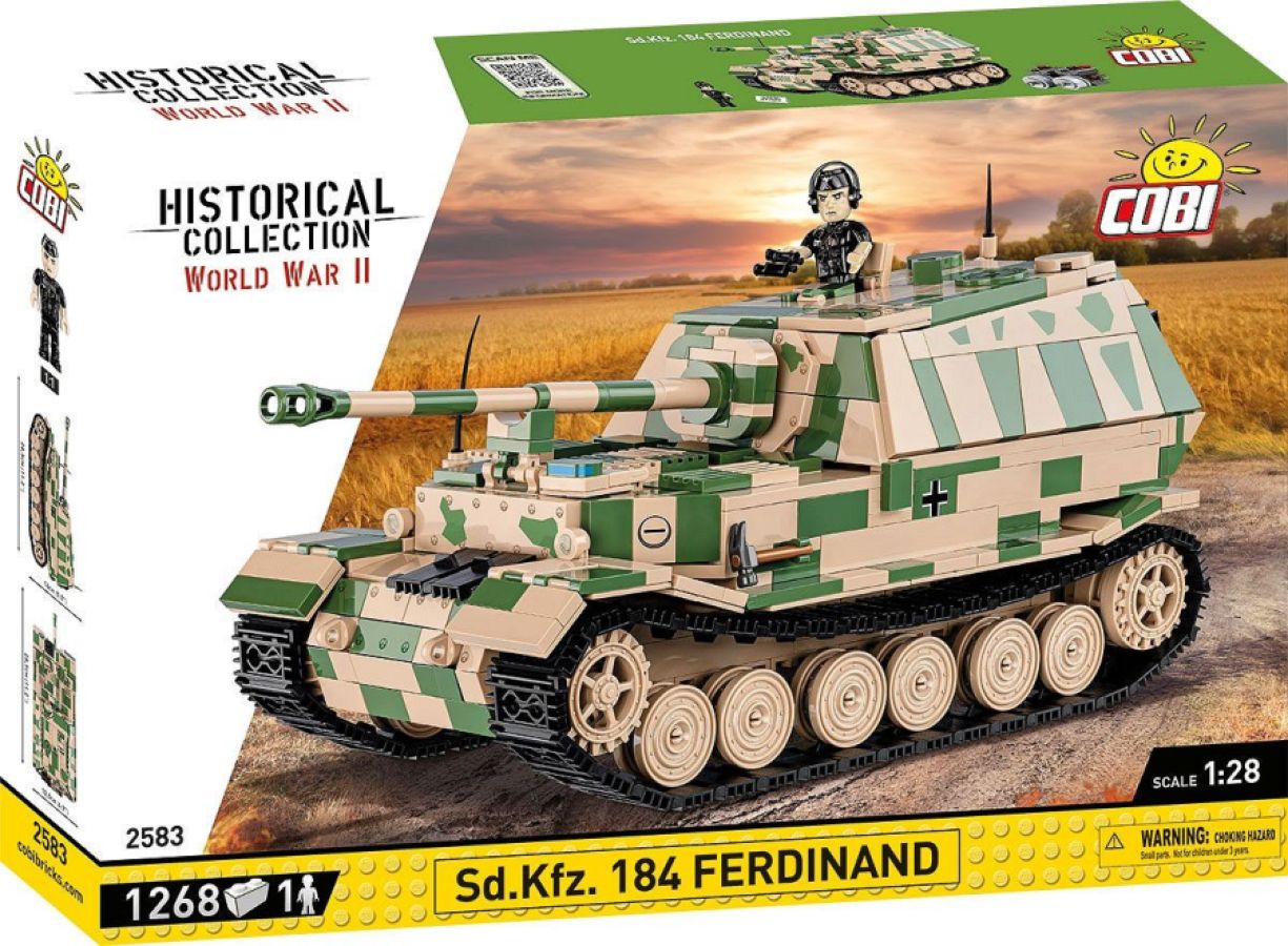 World War 2 - Sd.Kfz. 184 Ferdinand (1268 Piece Kit)