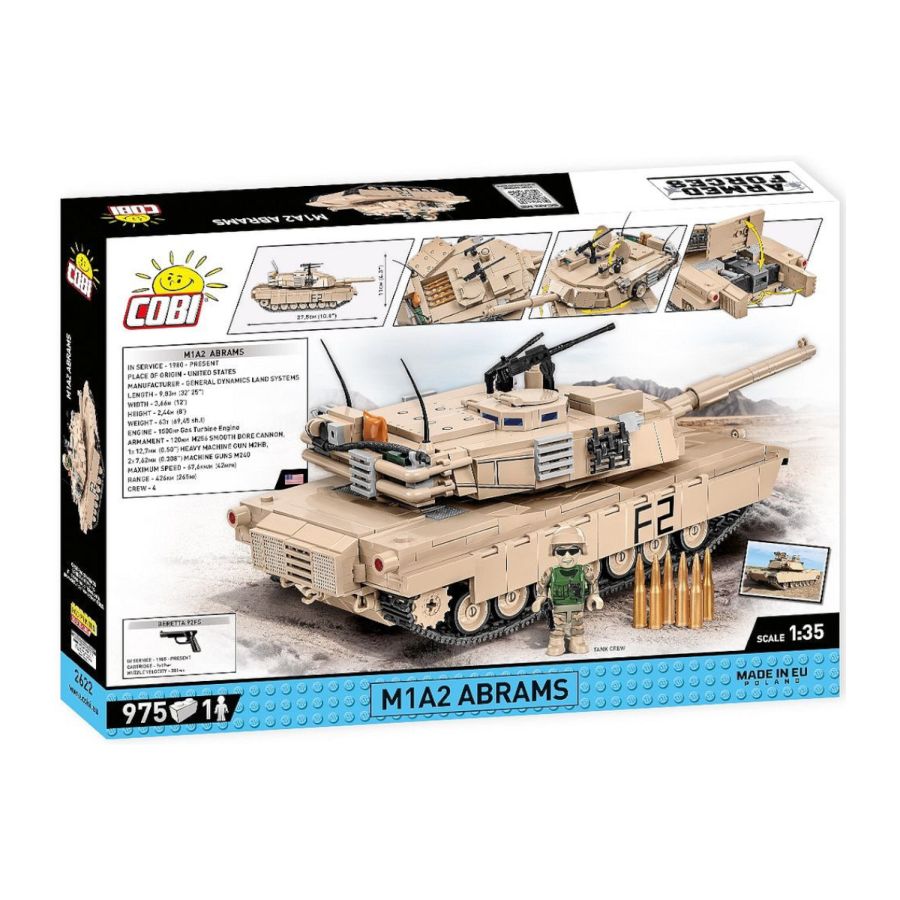 Armed Forces - M1A2 Abrams (982 Piece Kit)