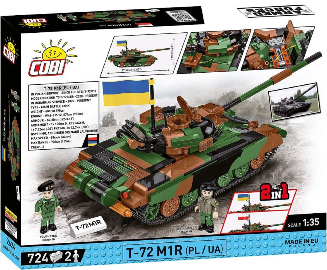 Armed Forces - T-72M1R (PL/UA) (724 Piece Kit)