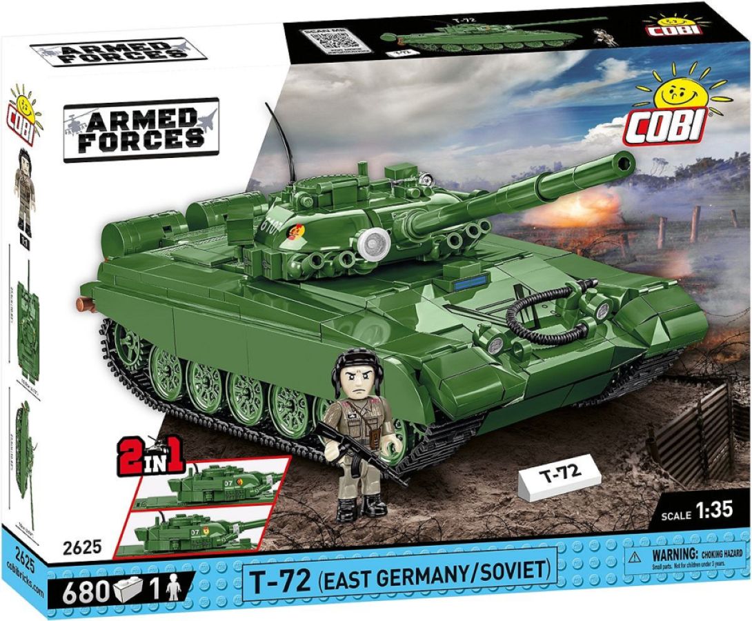 Armed Forces - T-72 (East Germany/Soviet) (680 Piece Kit)