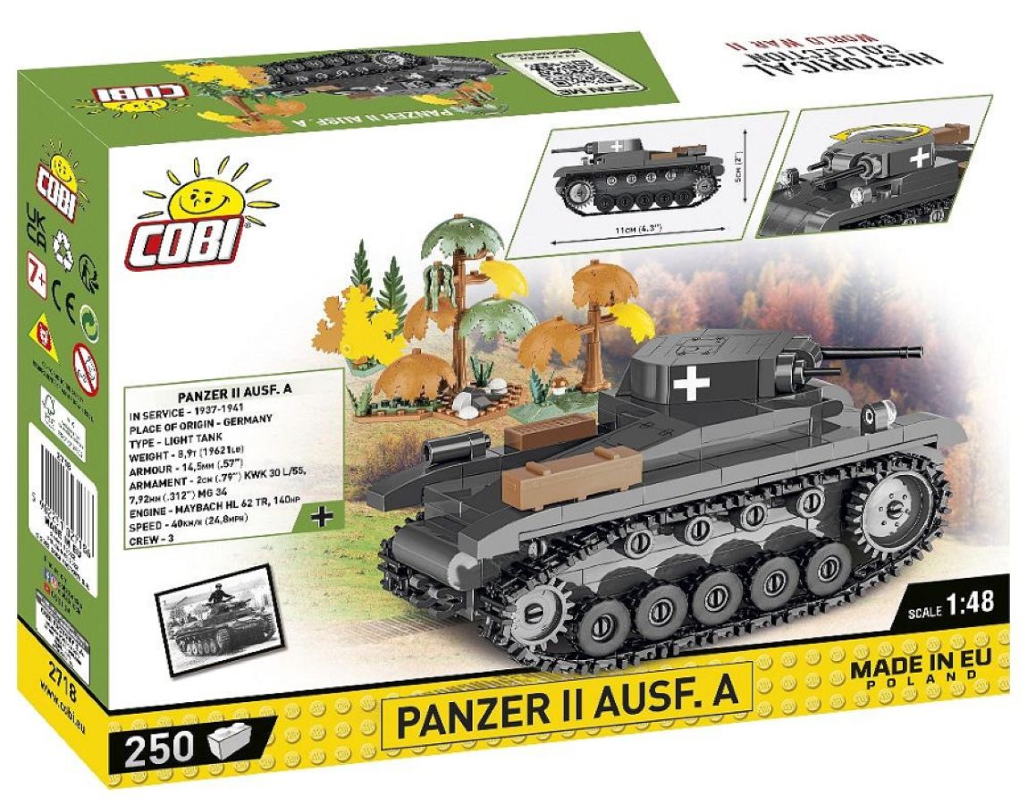 World War 2 - Panzer II Ausf.A (300 Piece Kit)