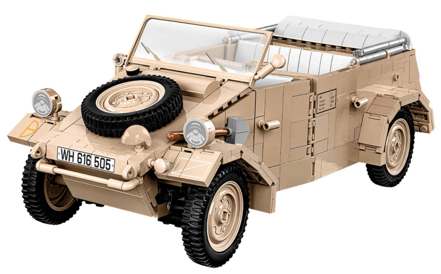 World War 2 - Kubelwagen Typ 82 (1290 Piece Kit)