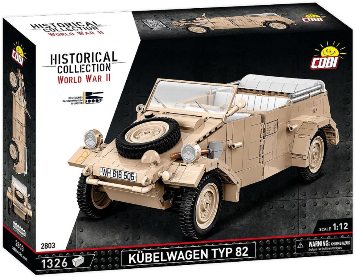 World War 2 - Kubelwagen Typ 82 (1290 Piece Kit)