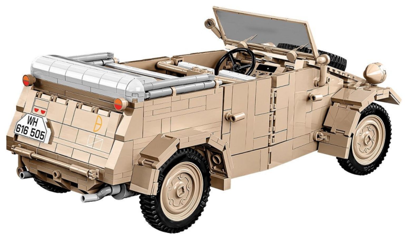 World War 2 - Kubelwagen Typ 82 (1290 Piece Kit)