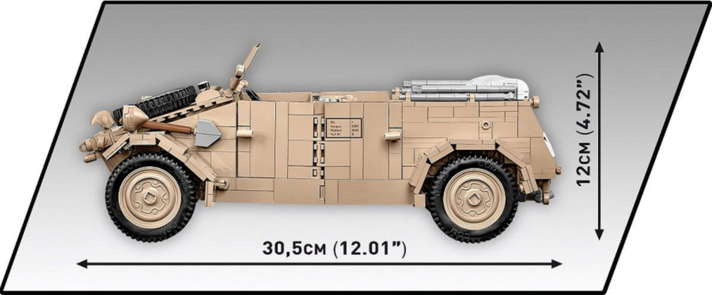 World War 2 - Kubelwagen Typ 82 (1290 Piece Kit)