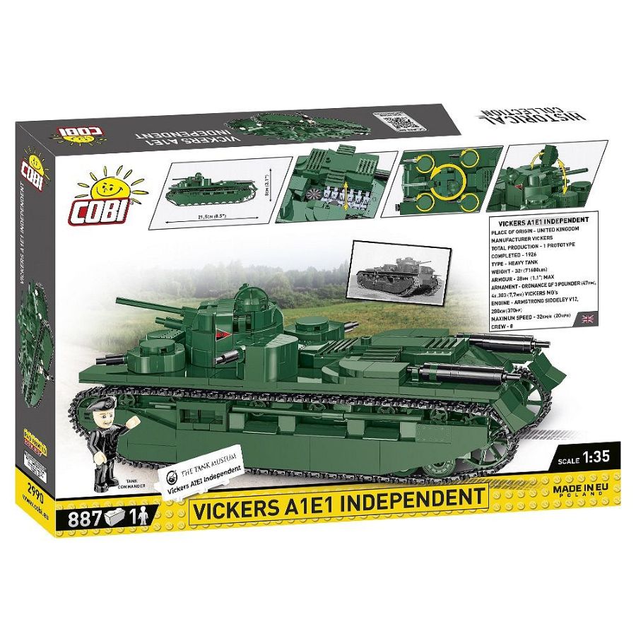 Great War - Vickers A1E1 Independent (886 Piece Kit)