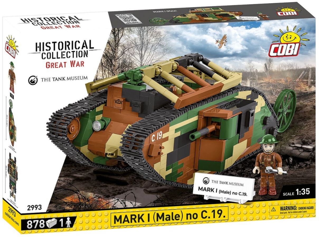 Great War - Mark I Male no C.19 (878 Piece Kit)