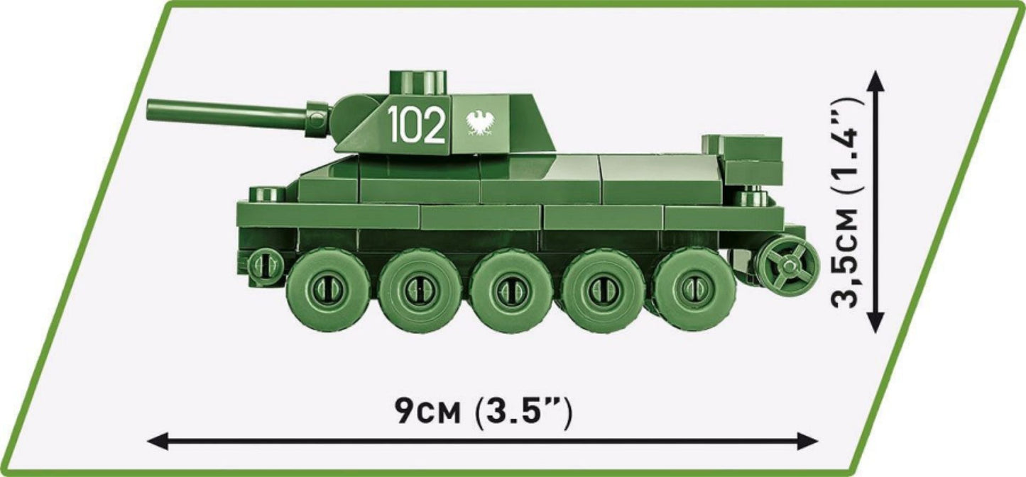 World War 2 - T-34/76 Tank (101 Piece Kit)