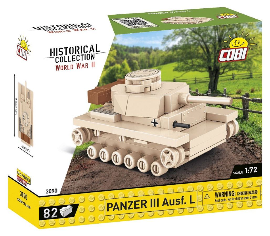 World War 2 - Panzer III Ausf.L (82 Piece Kit)