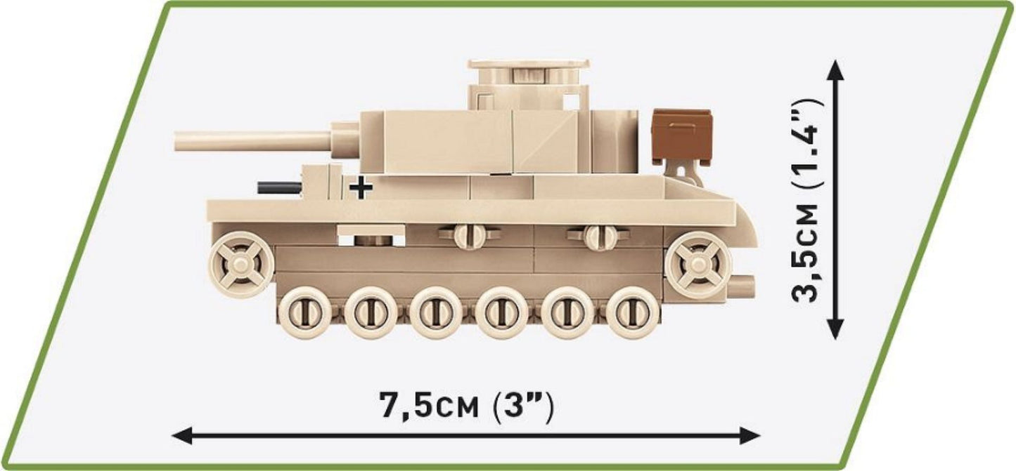 World War 2 - Panzer III Ausf.L (82 Piece Kit)