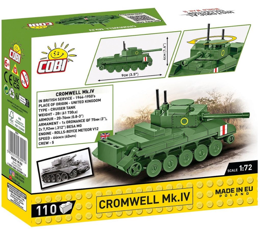 World War 2 - Cromwell Mk.IV (110 Piece Kit)