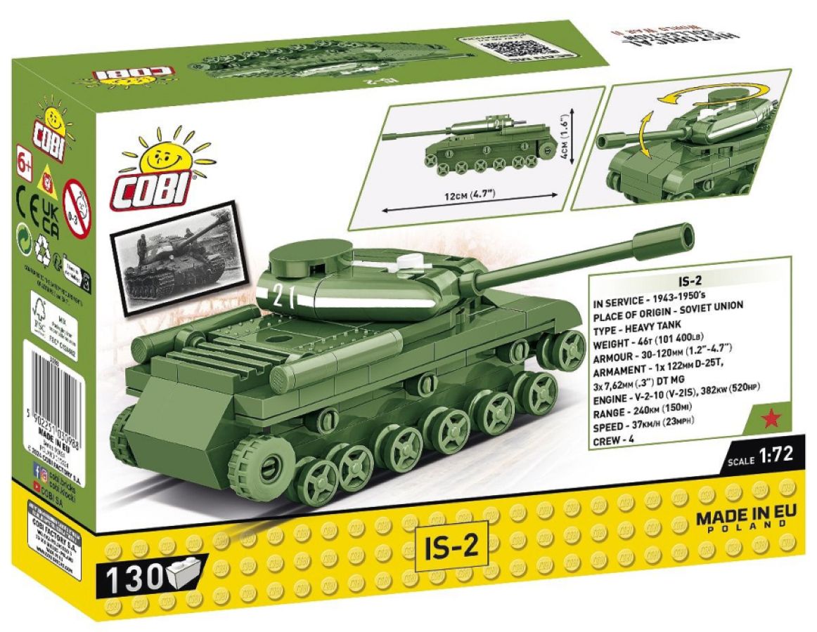 World War 2 - IS2 (130 Piece Kit)