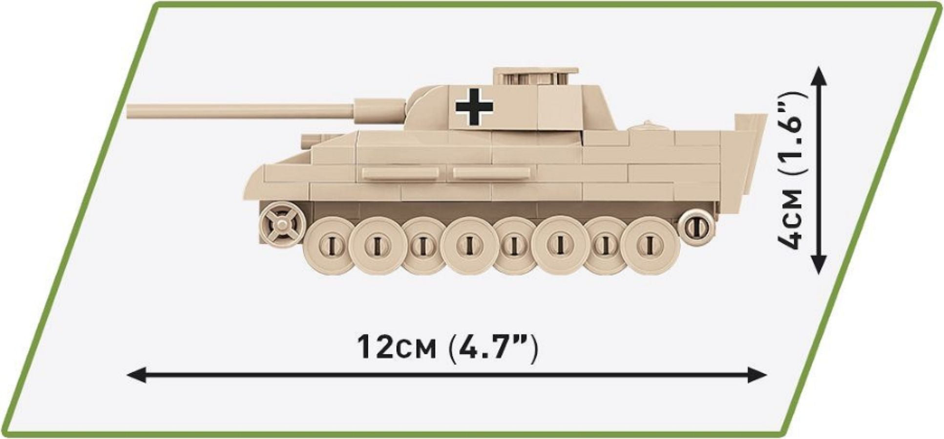 World War 2 - Panzer V Panther (126 Piece Kit)