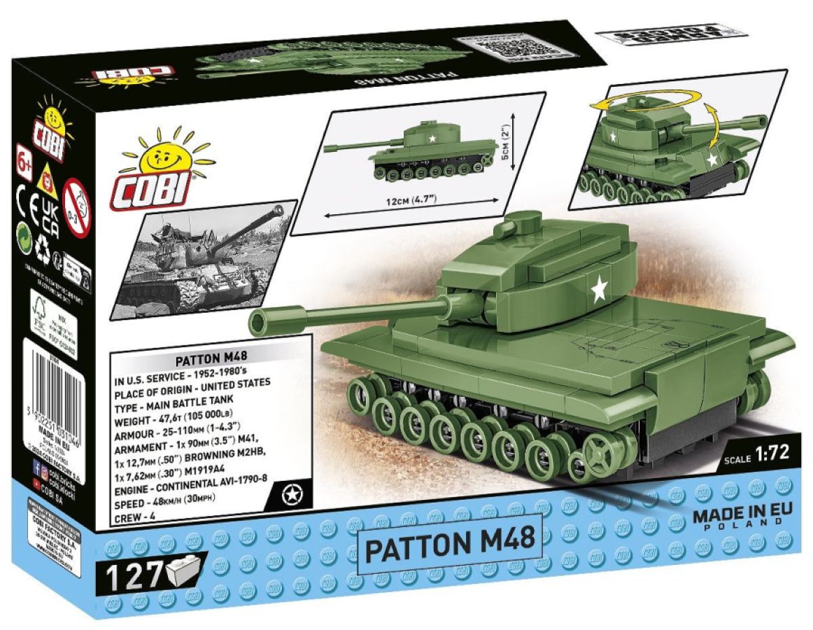 Armed Forces - Patton M48 (127 Piece Kit)