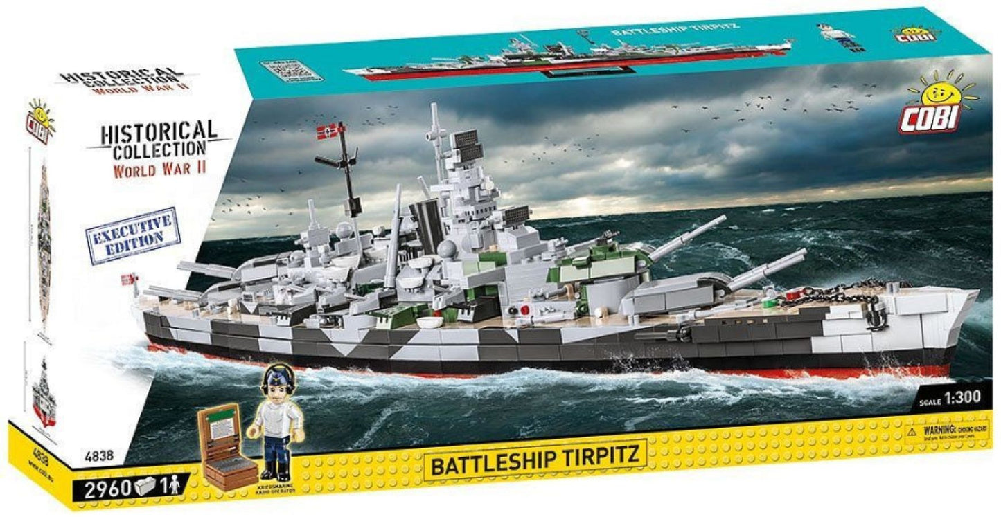 World War 2 - Battleship Tirpitz - Executive Edition (2960 Piece Kit)