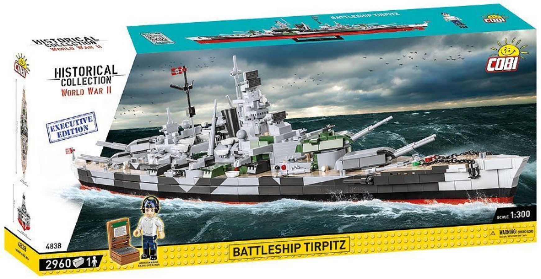 World War 2 - Battleship Tirpitz - Executive Edition (2960 Piece Kit)