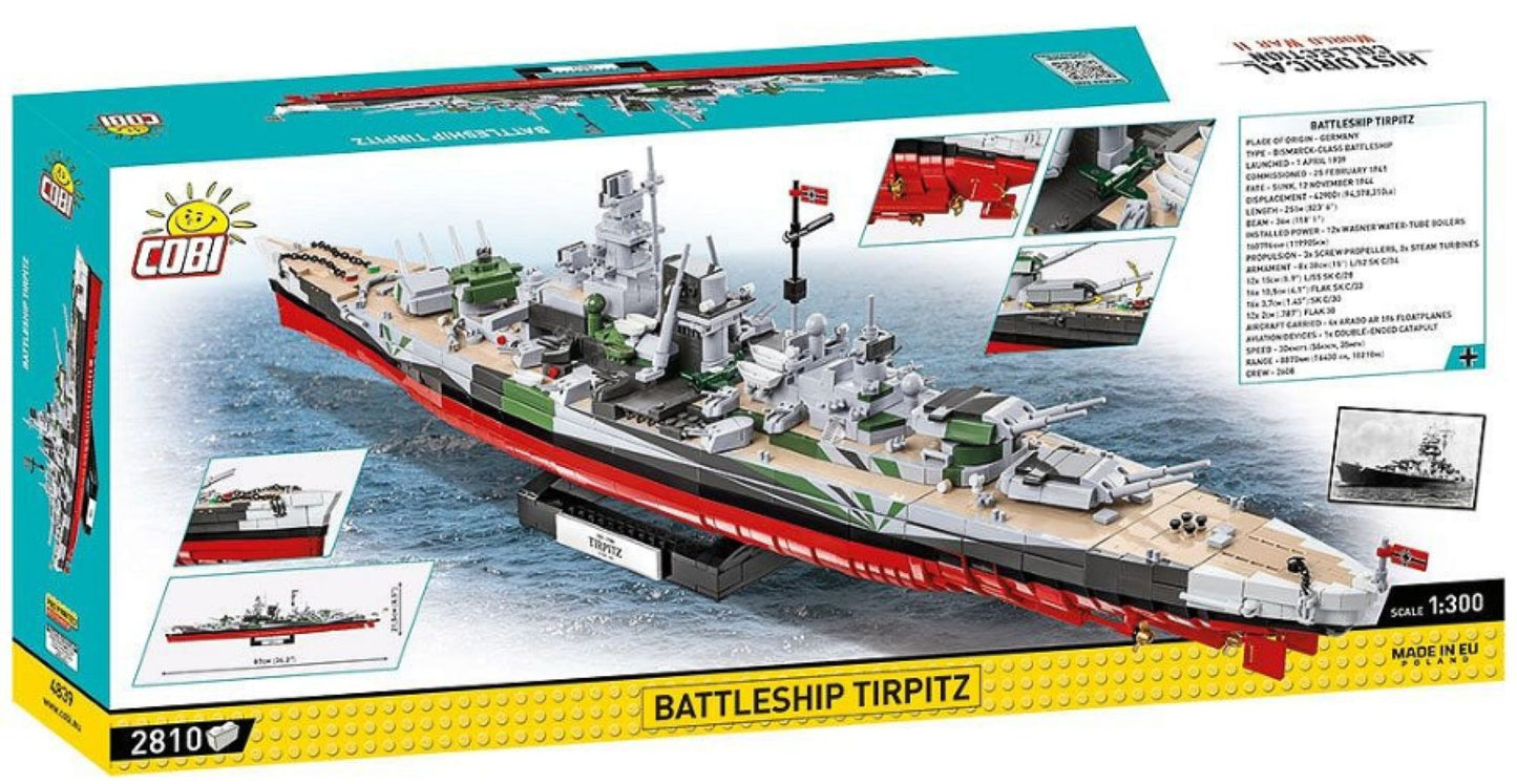 World War 2 - Battleship Tirpitz (2880 Piece Kit)