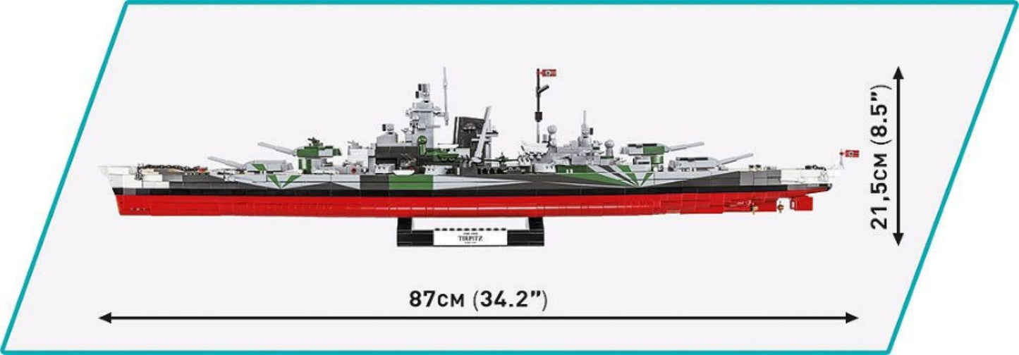 World War 2 - Battleship Tirpitz (2880 Piece Kit)