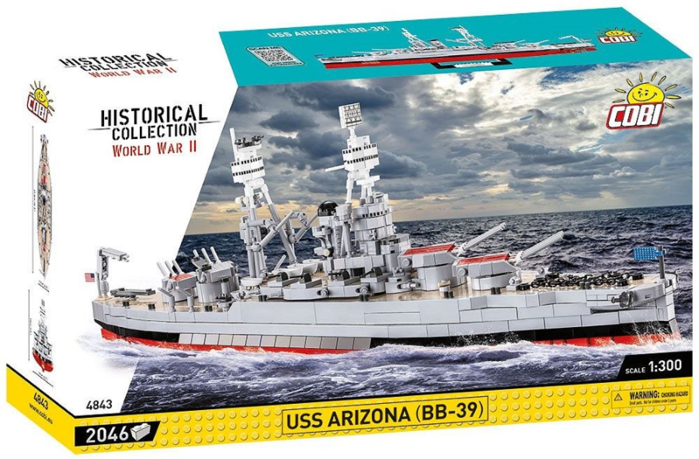 World War 2 - USS Arizona (BB-39) (2046 Piece Kit)