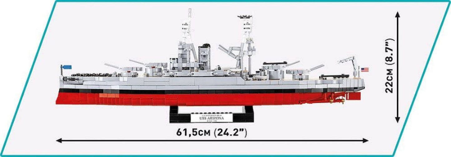 World War 2 - USS Arizona (BB-39) (2046 Piece Kit)