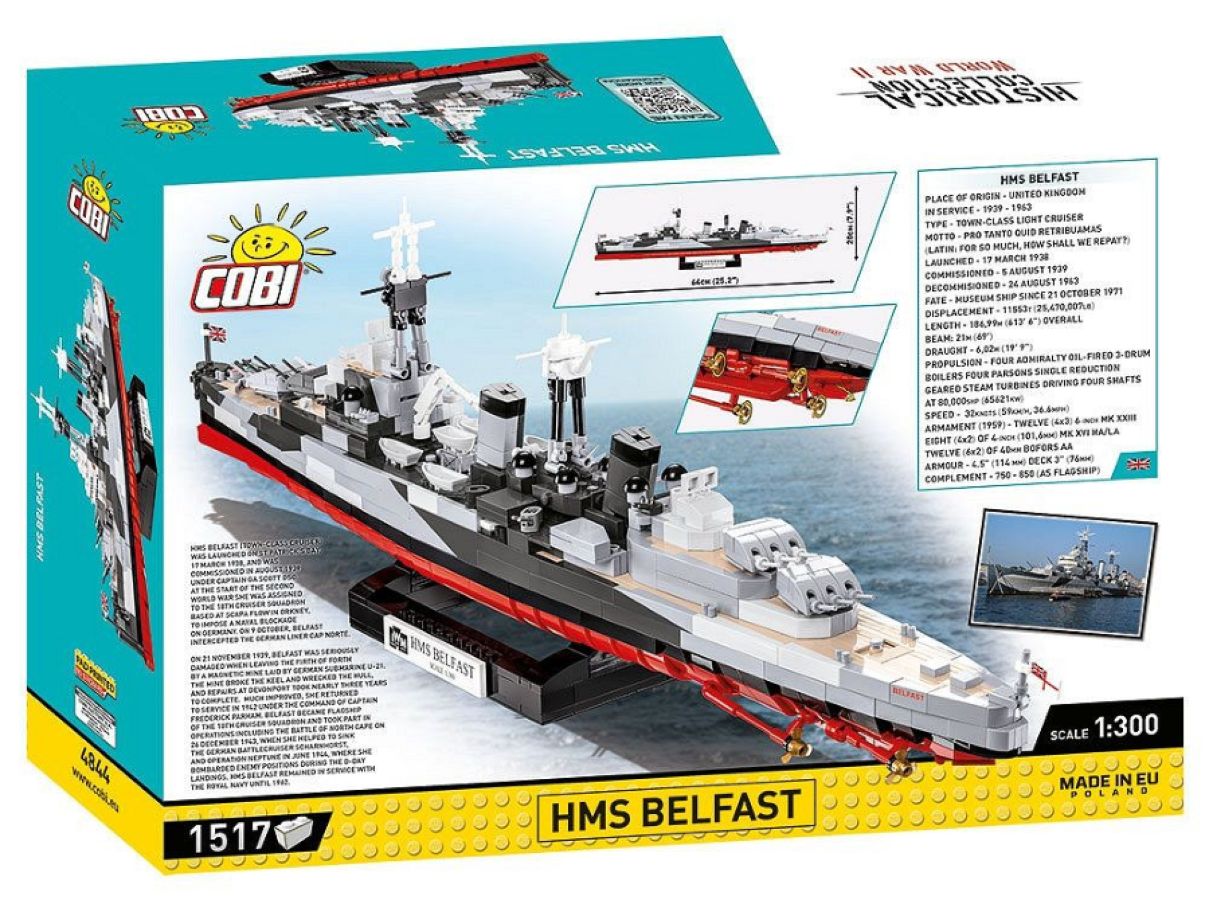 World War 2 - HMS Belfast (1515 Piece Kit)