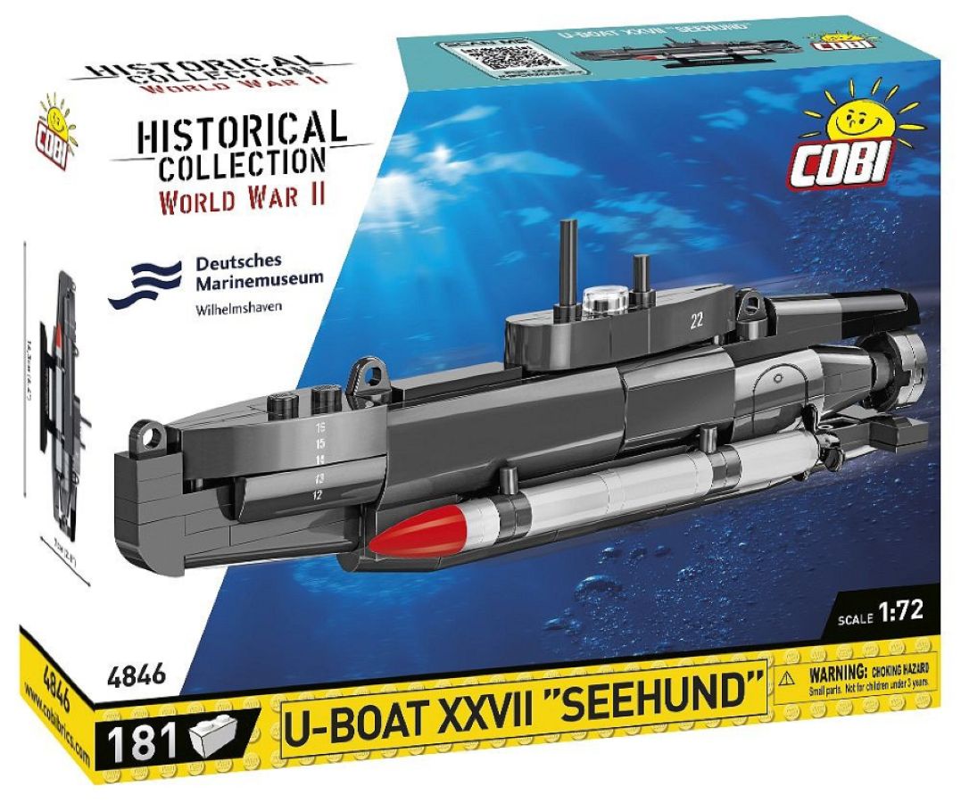 World War 2 - U-Boat XXVII "Seehund" (181 Piece Kit)