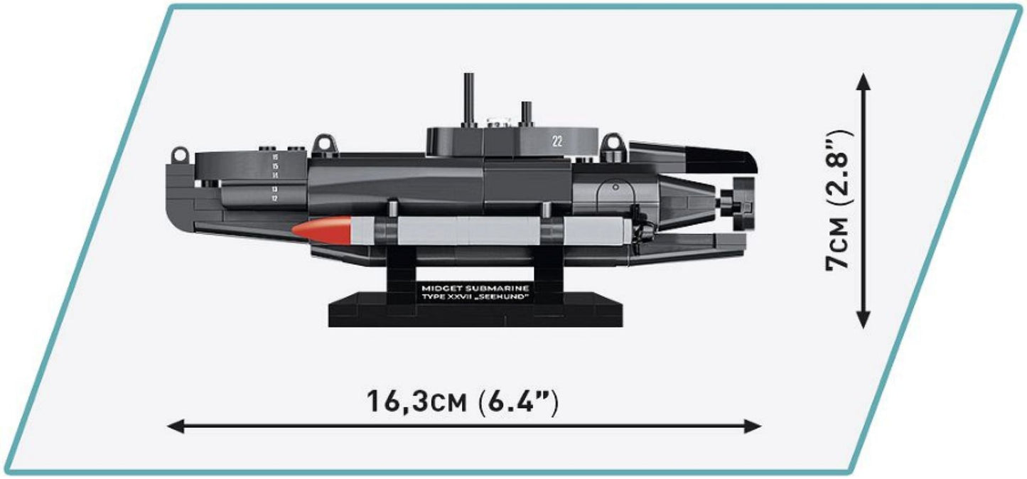 World War 2 - U-Boat XXVII "Seehund" (181 Piece Kit)