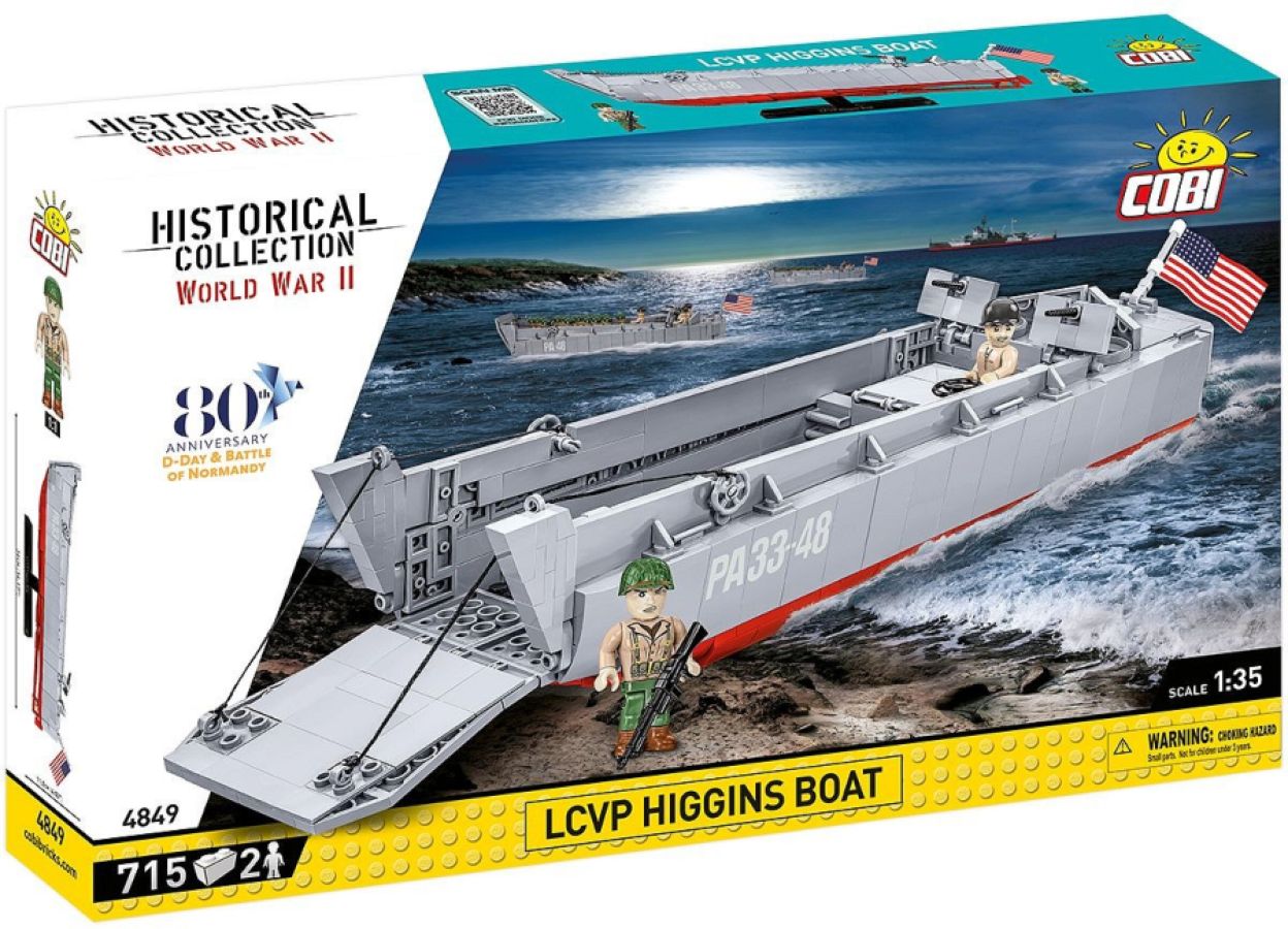 World War 2 - LCVP Higgins Boat (715 Piece Kit)