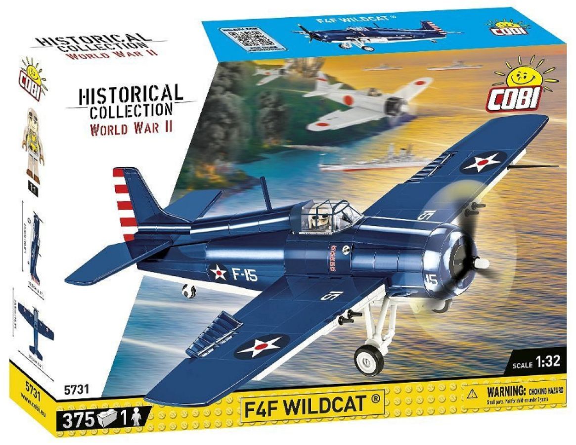 World War 2 - F4F Wildcat (Northrop Grumman) (375 Piece Kit)