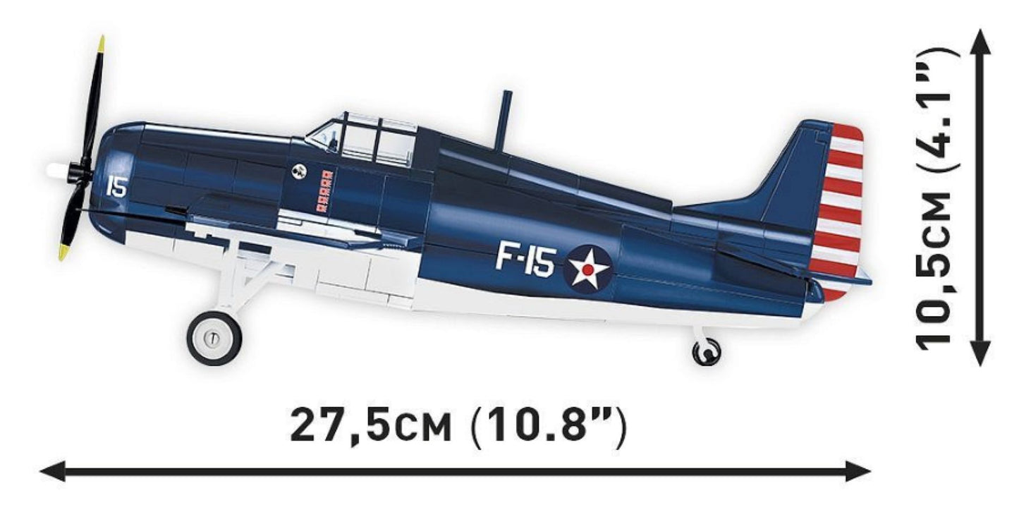 World War 2 - F4F Wildcat (Northrop Grumman) (375 Piece Kit)