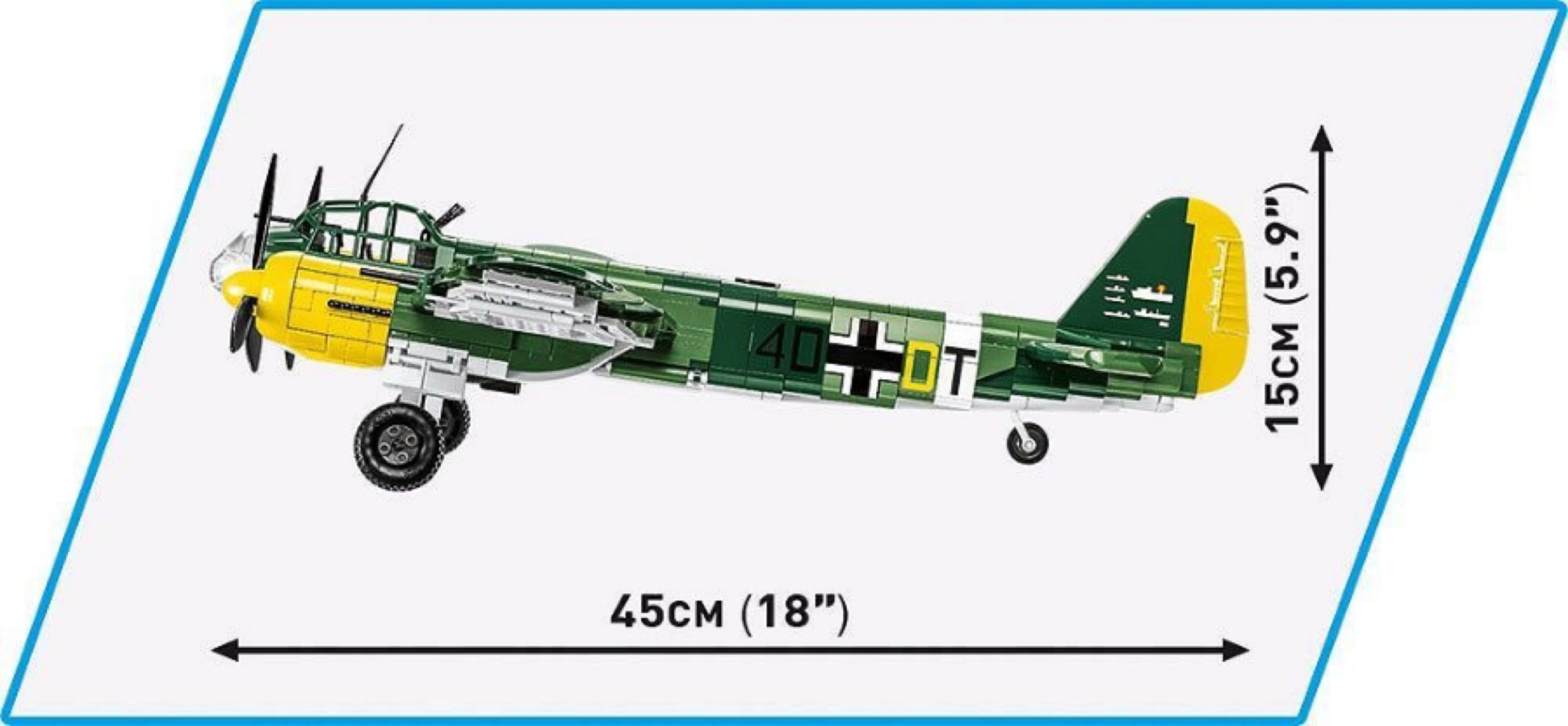 World War 2 - Junkers Ju-88 (1160 Piece Kit)