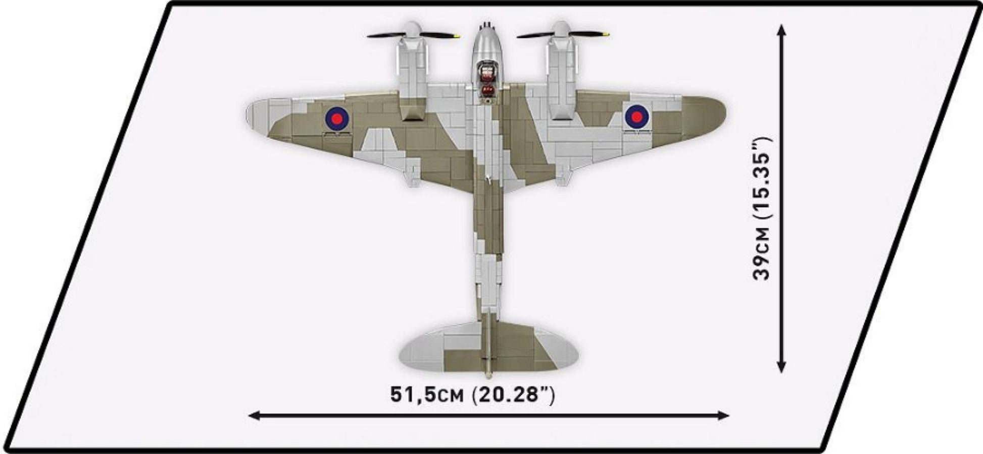 World War 2 - De Havilland DH-98 Mosquito (695 Piece Kit)