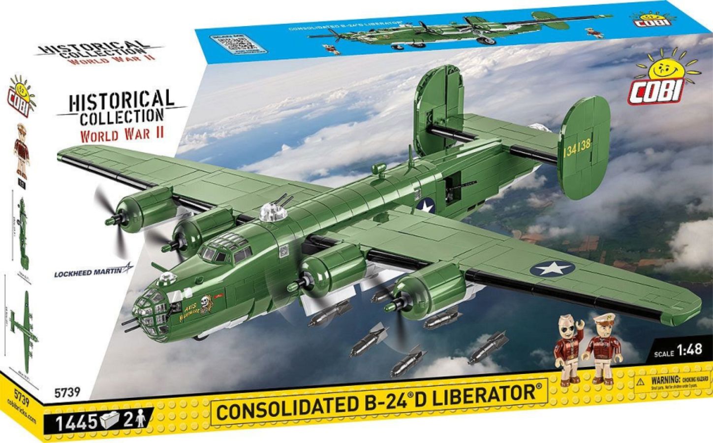 World War 2 - Consolidated B-24D Liberator (1413 Piece Kit)