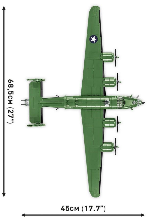 World War 2 - Consolidated B-24D Liberator (1413 Piece Kit)