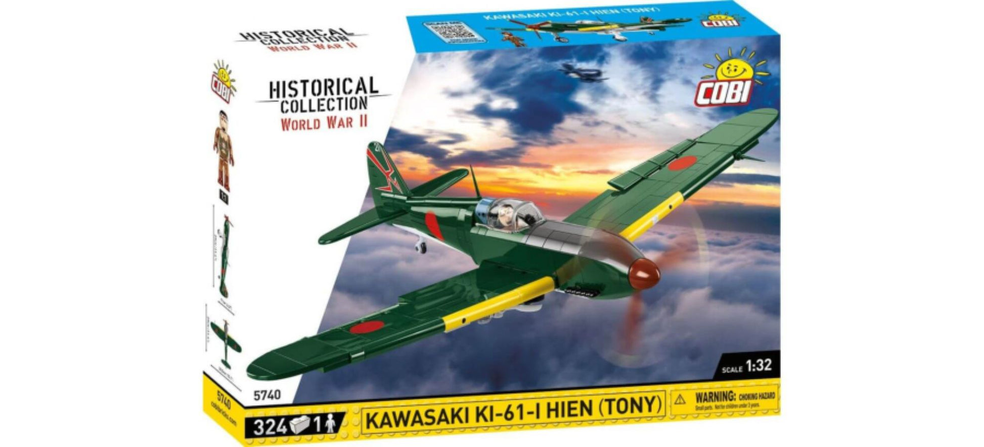 World War 2 - Kawasaki Ki-61-Hien (Tony) (350 Piece Kit)