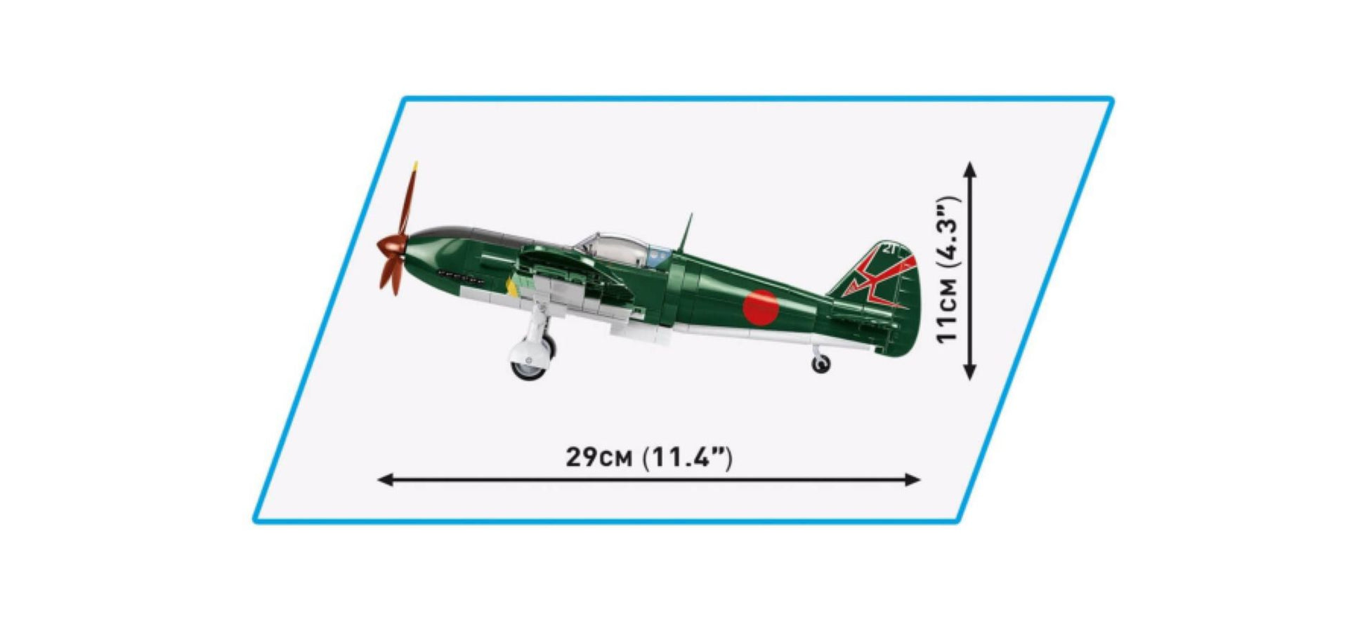 World War 2 - Kawasaki Ki-61-Hien (Tony) (350 Piece Kit)