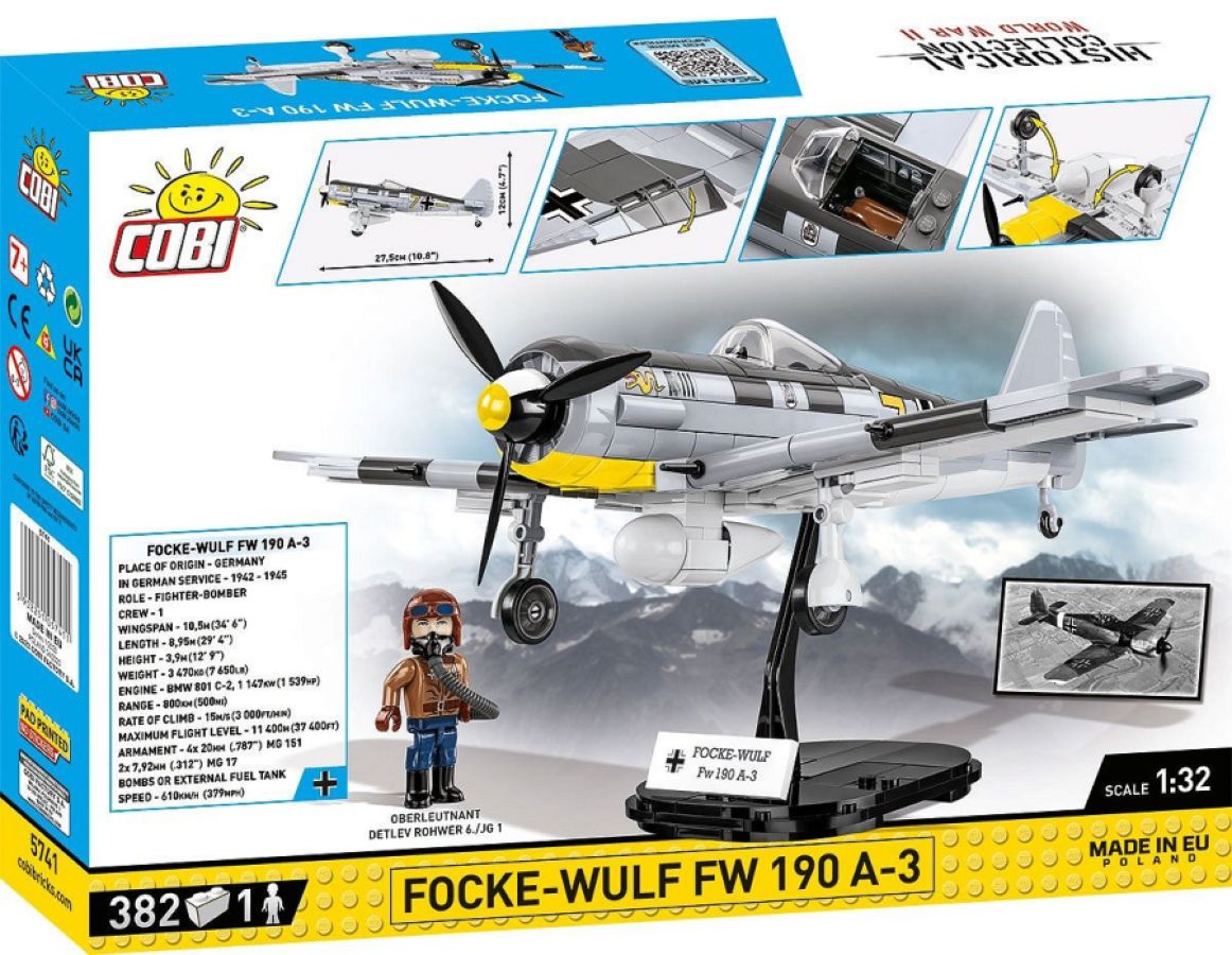 World War 2 - Focke-Wulf FW 190-A3 (377 Piece Kit)