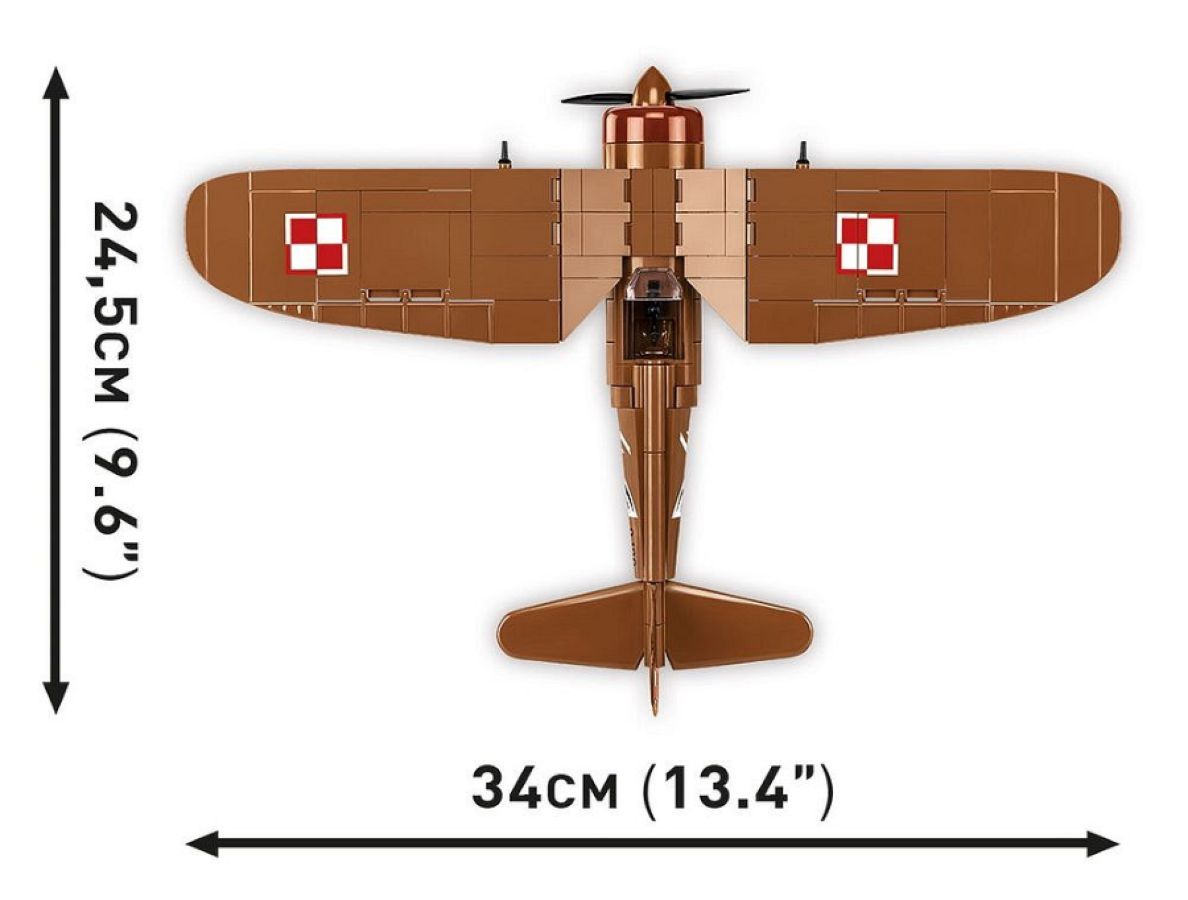 World War 2 - PZL P-11c (320 Piece Kit)