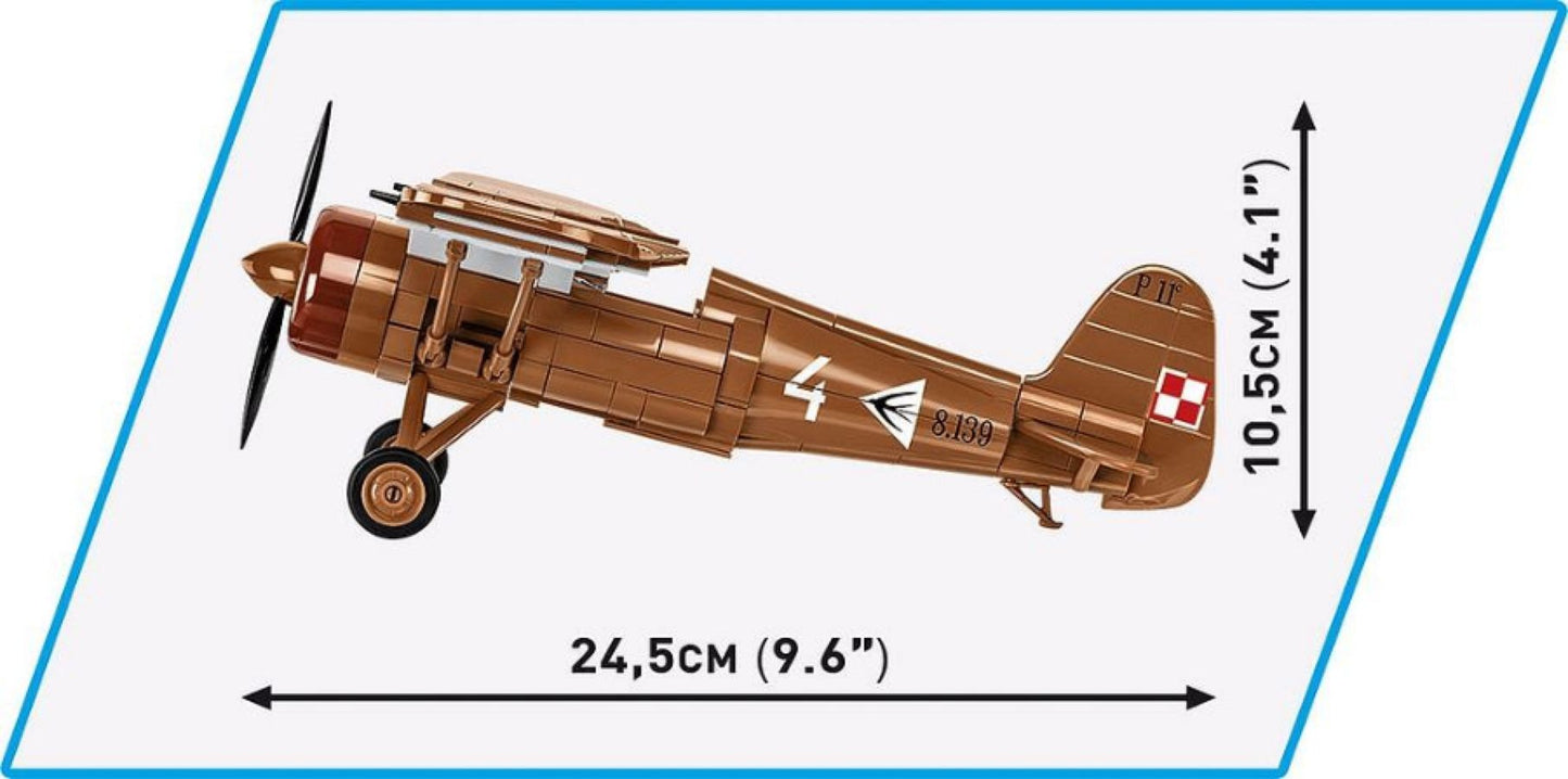 World War 2 - PZL P-11c (320 Piece Kit)