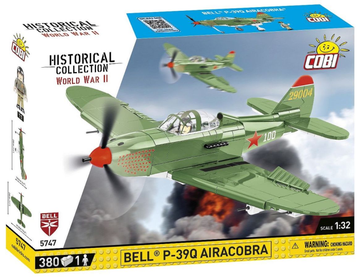 World War 2 - Bell P-39Q Airacobra (Soviet) (380 Piece Kit)