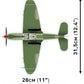 World War 2 - Bell P-39Q Airacobra (Soviet) (380 Piece Kit)