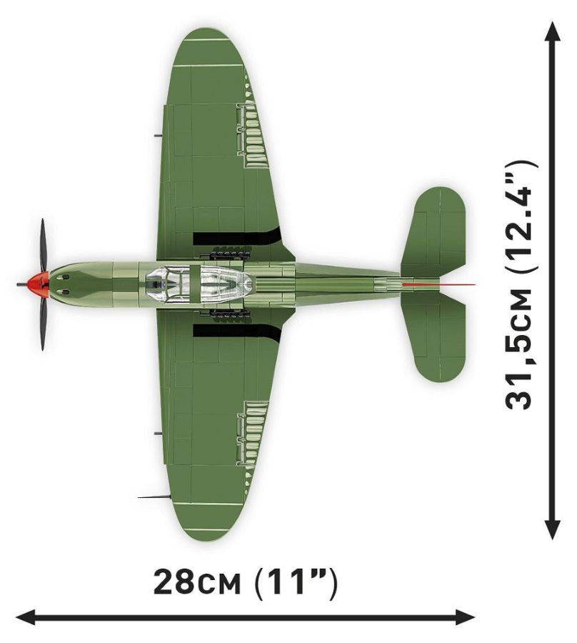 World War 2 - Bell P-39Q Airacobra (Soviet) (380 Piece Kit)