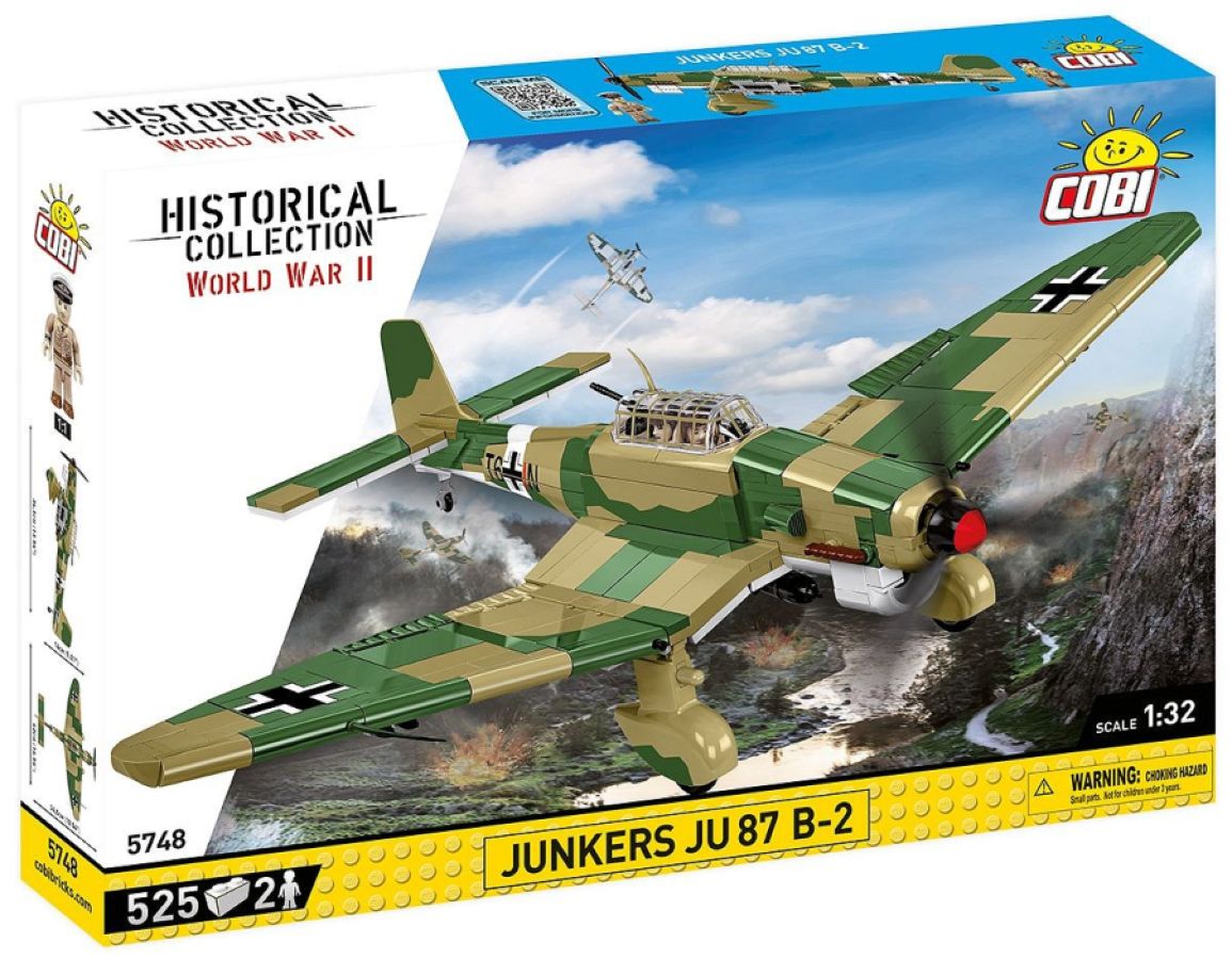 World War 2 - Junkers Ju 87 B-2 (525 Piece Kit)