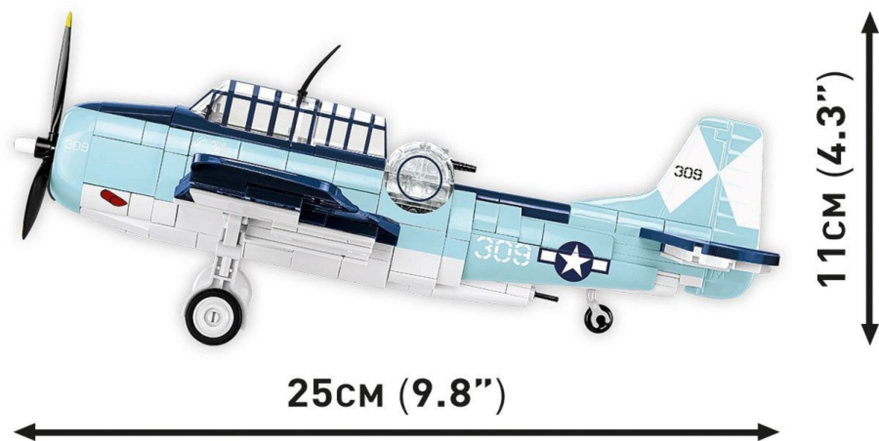 World War 2 - Grumman TBF Avenger (392 Piece Kit)