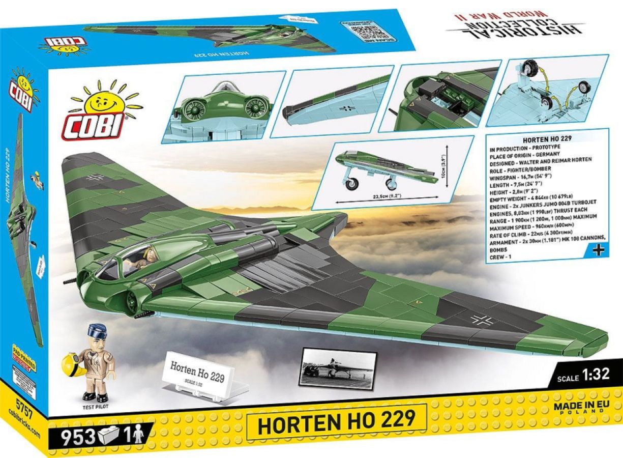 World War 2 - Horten HO229 (941 Piece Kit)